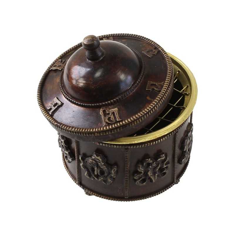 porte encens charbon