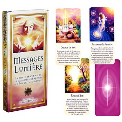 MESSAGE LUMIERE 54 cartes de méditation Divination 