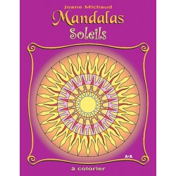 MANDALAS Soleils - Album à colorier - Joane Michaud