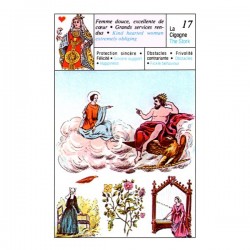 Jeu LENORMAND - Cartes de bonne aventure - Divination 