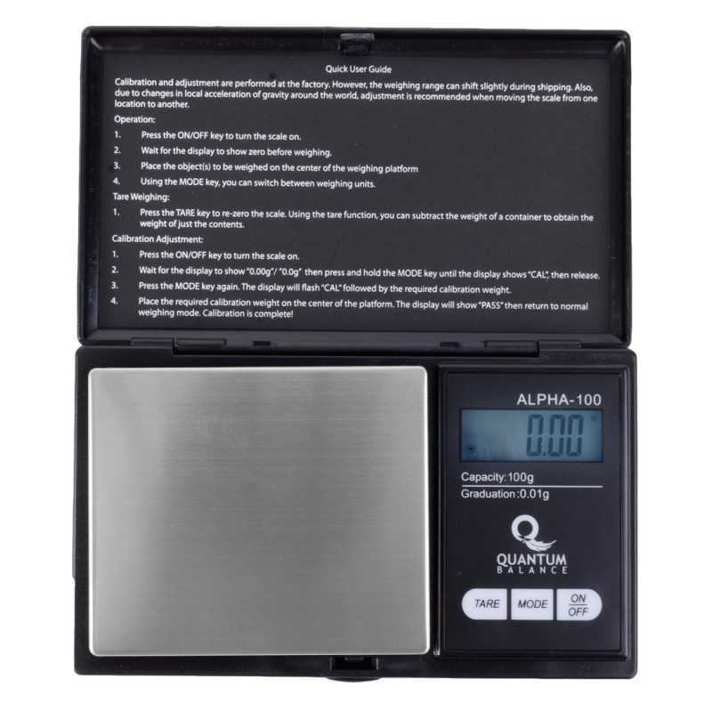 Balance Electronique QUANTUM Alpha 100G Balance Electronique QUANTUM Alpha 100G