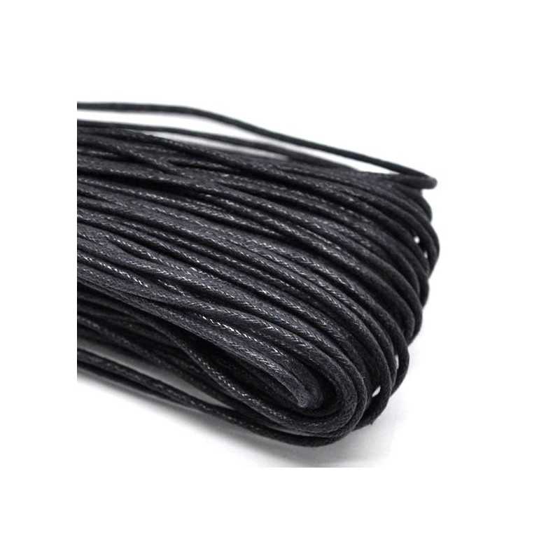 Cordon Noir - Coton Ciré - 1 M Cordon Noir - Coton Ciré - 1 M