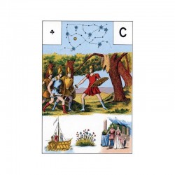 Tarot - Grand Jeu de Mlle LENORMAND 54 cartes + livret 