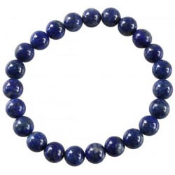Bracelet Perles Rondes Lapis Lazuli - 8 mm