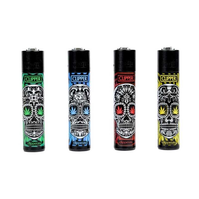 Briquet CLIPPER Rasta Stencils Lot de 4 Briquet CLIPPER Rasta Stencils Lot de 4