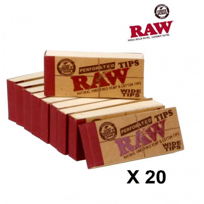 RAW WIDE TIPS  - Lot de 20 Carnets (TONCAR)