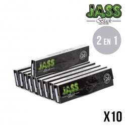 JASS Slim Black + Tips Lot 10 Carnets