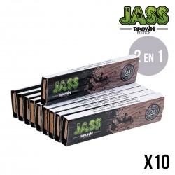 JASS SLIM BROWN + TIPS x10