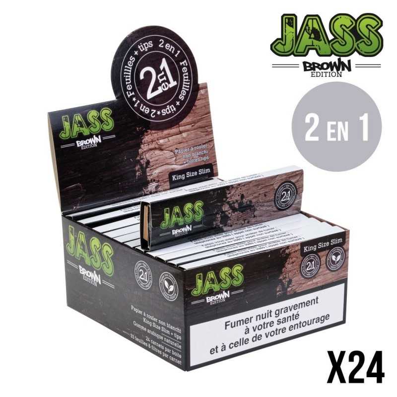 JASS SLIM BROWN + TIPS x24