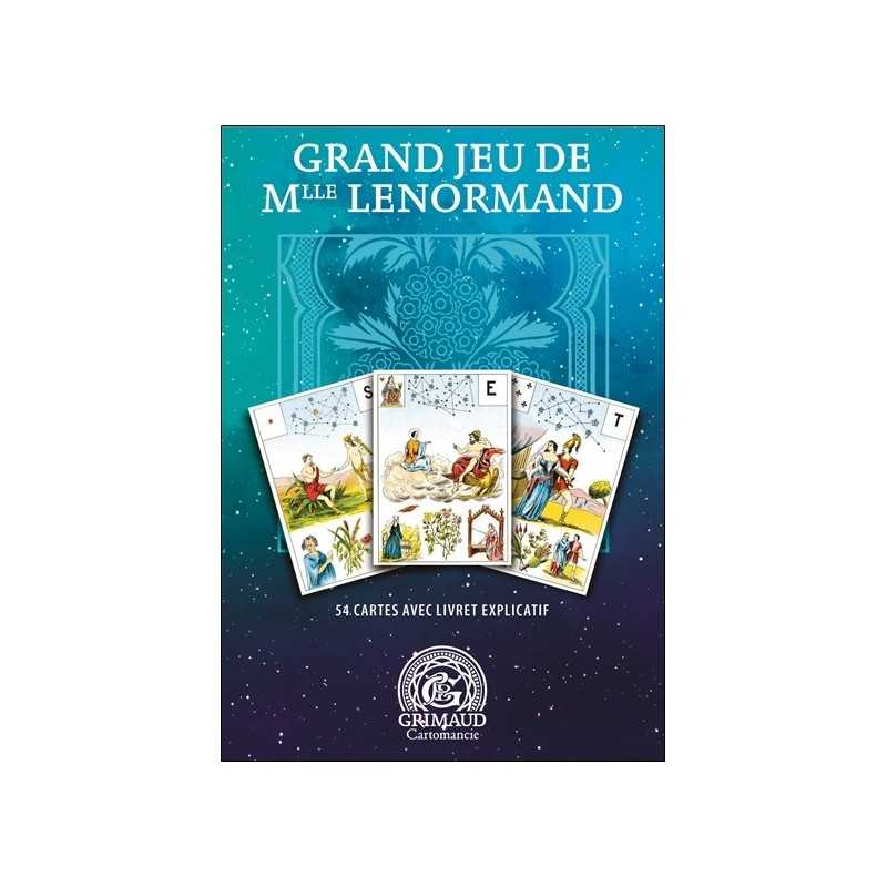 Tarot - Grand Jeu de Mlle LENORMAND 54 cartes + livret