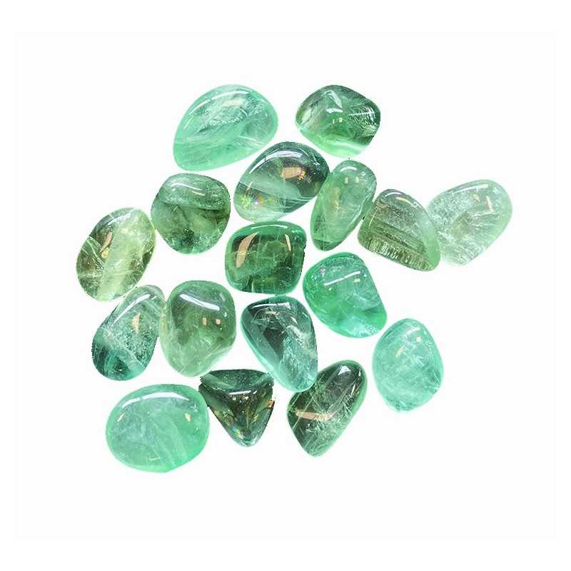 Collier En Perles De Fluorite Verte Pierres Roulées - Naturosphère - Neuf Avec étiquettes