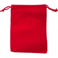Rote Samtbeutel 9,5 x 12 cm