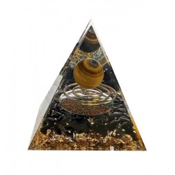 Orgonite Tiger Eye Pyramid,...